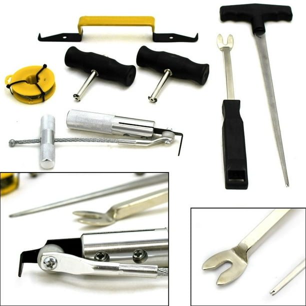 7pc Car Heavy duty Windshield Glass removal tool kit Garage Hand Tool Universal